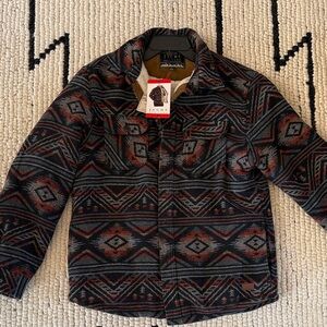 NWT JACHS NY Southwestern Sherpa-Lined Jacket – Size M